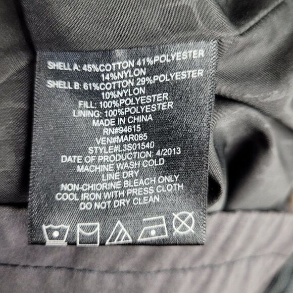 Sam Edelman Jacket Quilted Drawstring Black S Riding Equestrian Utilitarian - Picture 15 of 16